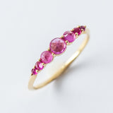 Barbed Ruby Lina Ring