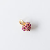 Tough Love Ruby Heart Charm