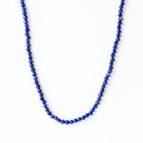 Petite Lapis Beaded Necklace