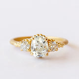 Wood Nymph Faye Three-Stone Diamond Ring