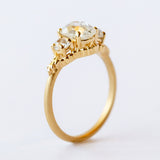 Wood Nymph Faye Three-Stone Diamond Ring