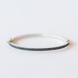 Adam 2.5mm Black Diamond Bangle