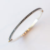 Adam 2.5mm Black Diamond Bangle