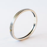 Linea 6mm Champagne Diamond Bangle
