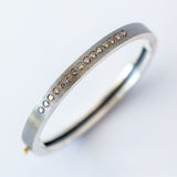 Linea 6mm Champagne Diamond Bangle