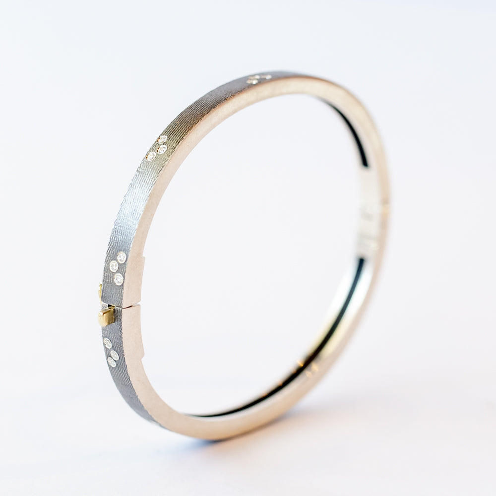 Maru Lux 4mm Diamond Bangle