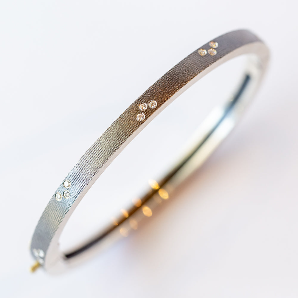 Maru Lux 4mm Diamond Bangle