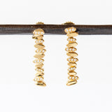 Half-Pavé Diamond Drop Earrings