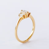 Baguette Diamond Engagement Ring