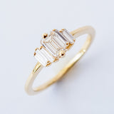 Baguette Diamond Engagement Ring