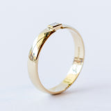 Baguette Diamond Bridge Band