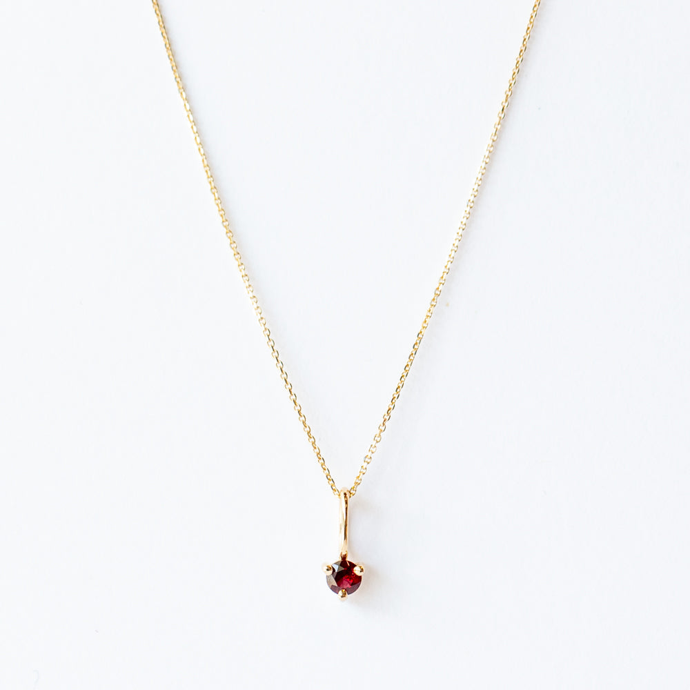 January Garnet Origin Charm