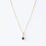 January Garnet Origin Charm
