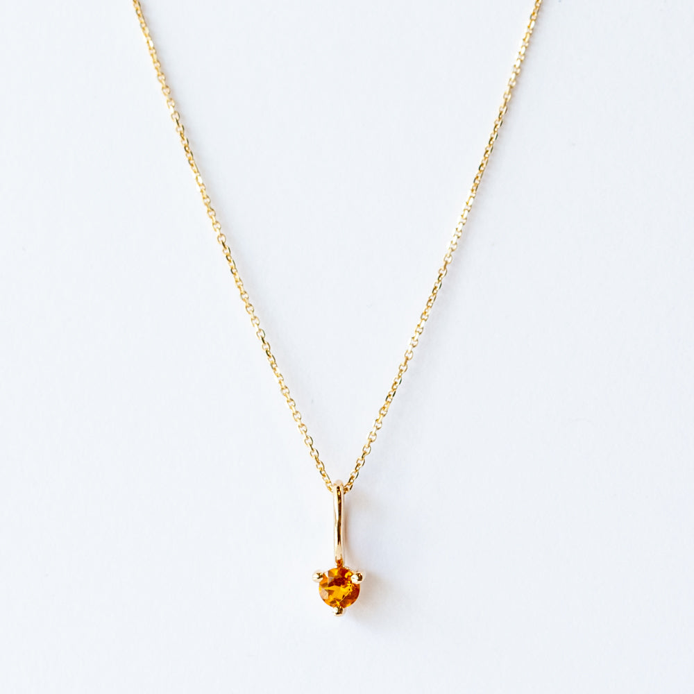November Citrine Origin Charm