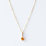 November Citrine Origin Charm