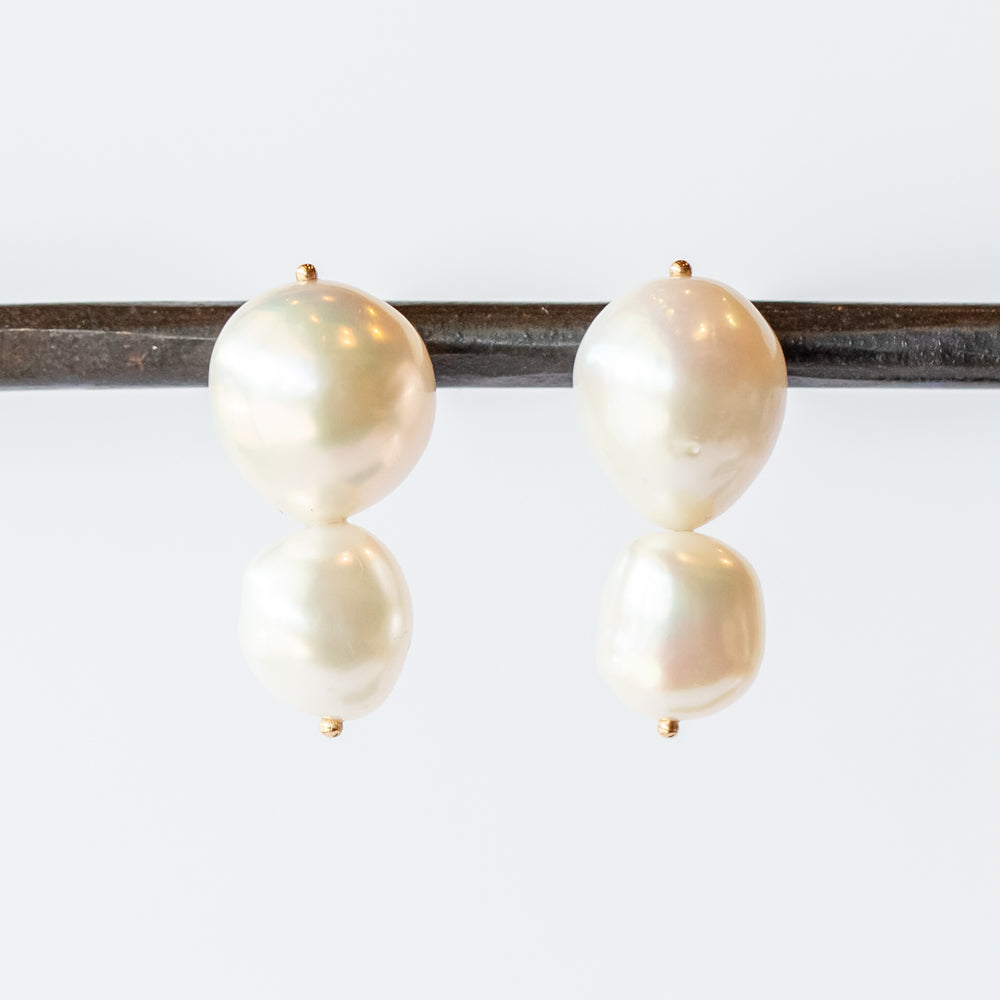Pearl Clove Stud Earrings
