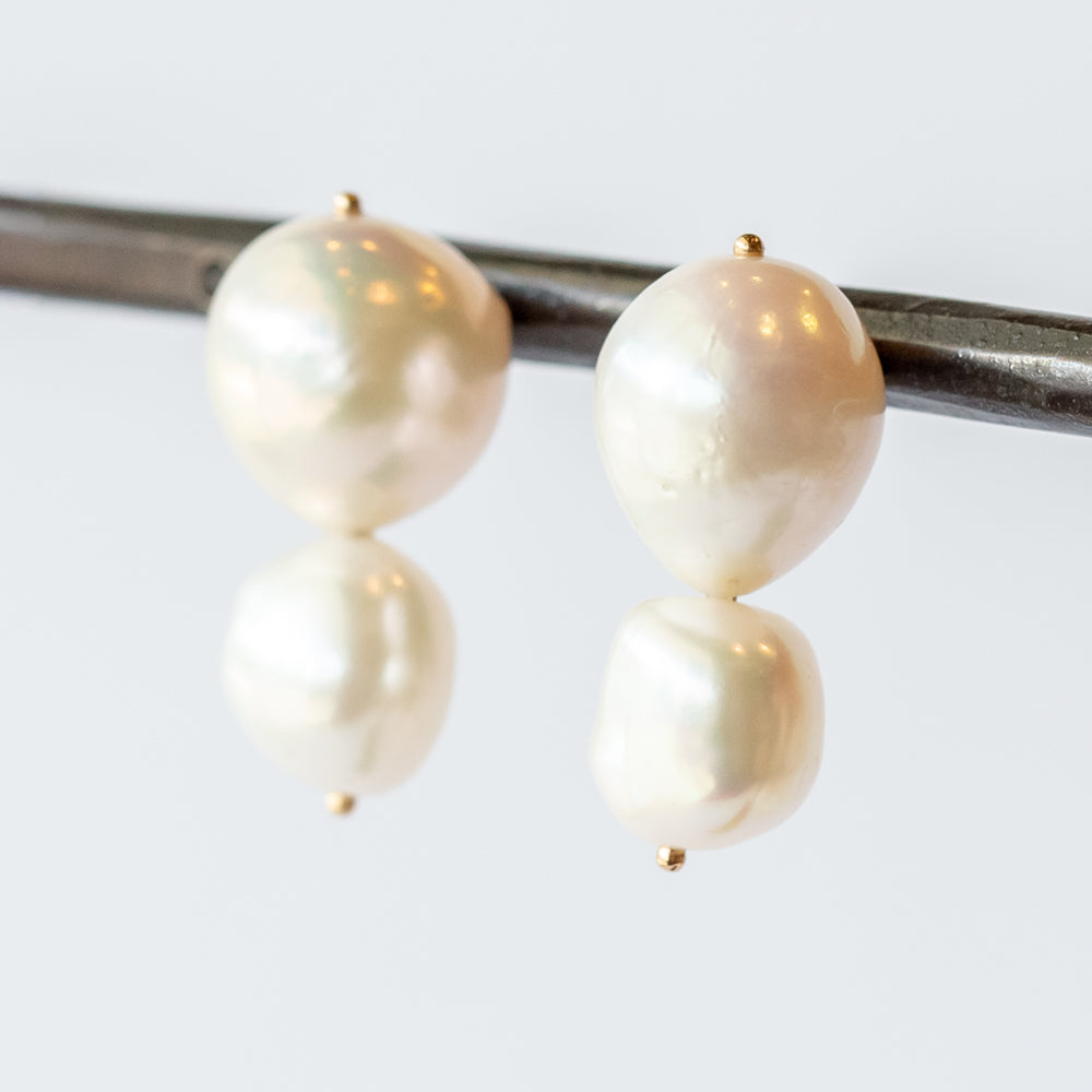 Pearl Clove Stud Earrings