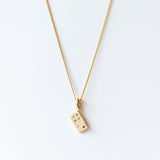 Black Diamond Domino Necklace