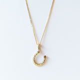 Little Luck Diamond Horseshoe Necklace