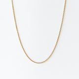 1.2mm Diamond Cut Twisted Rope Chain