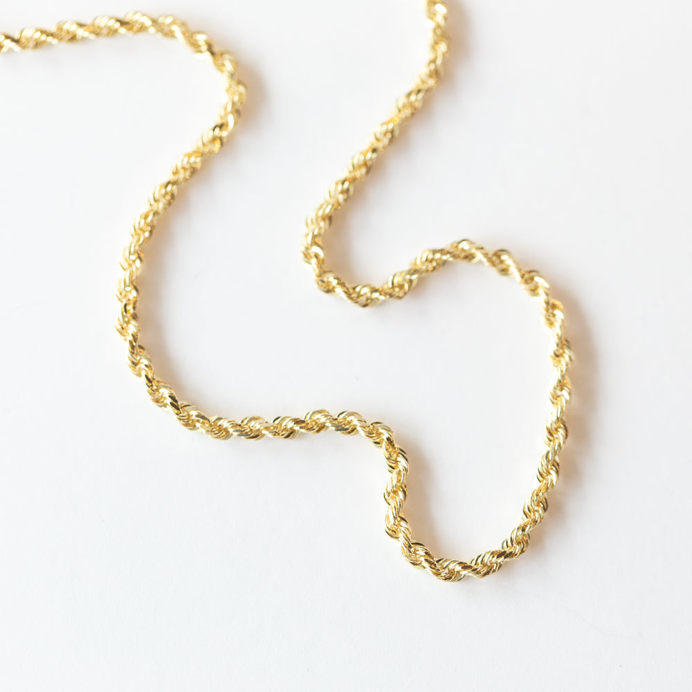 2.5mm Twisted Rope Chain