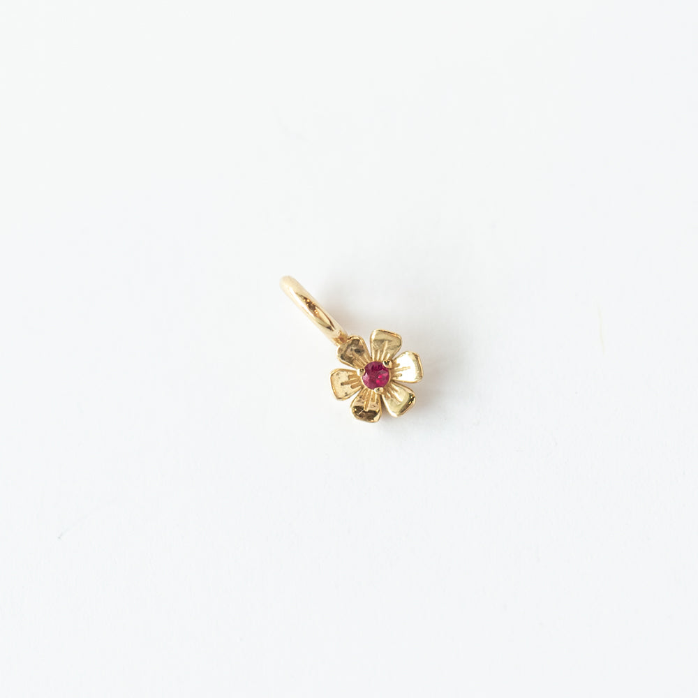 In Bloom Flower Birthstone Charm