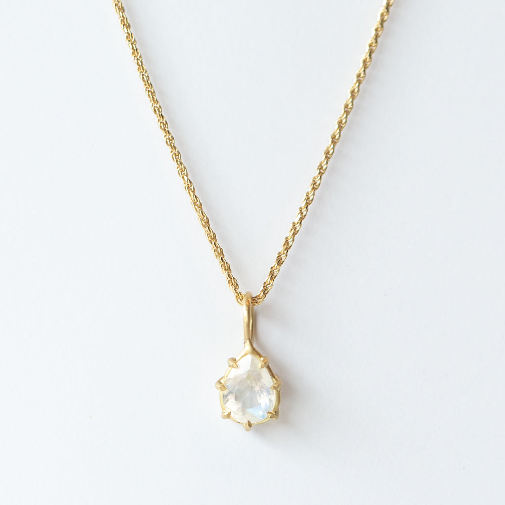 Pear Moostone Basket Charm