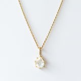 Pear Moostone Basket Charm