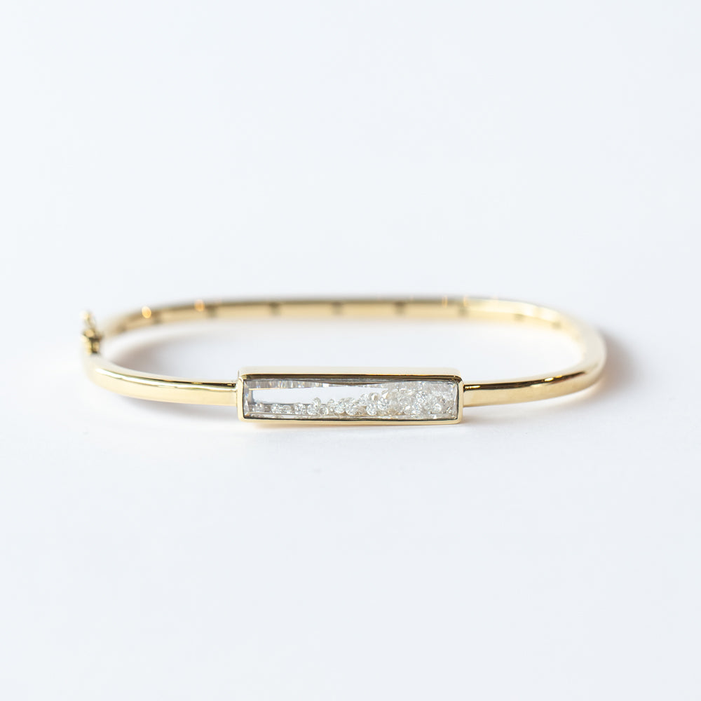 Petite Core Diamond Shaker Bangle Bracelet