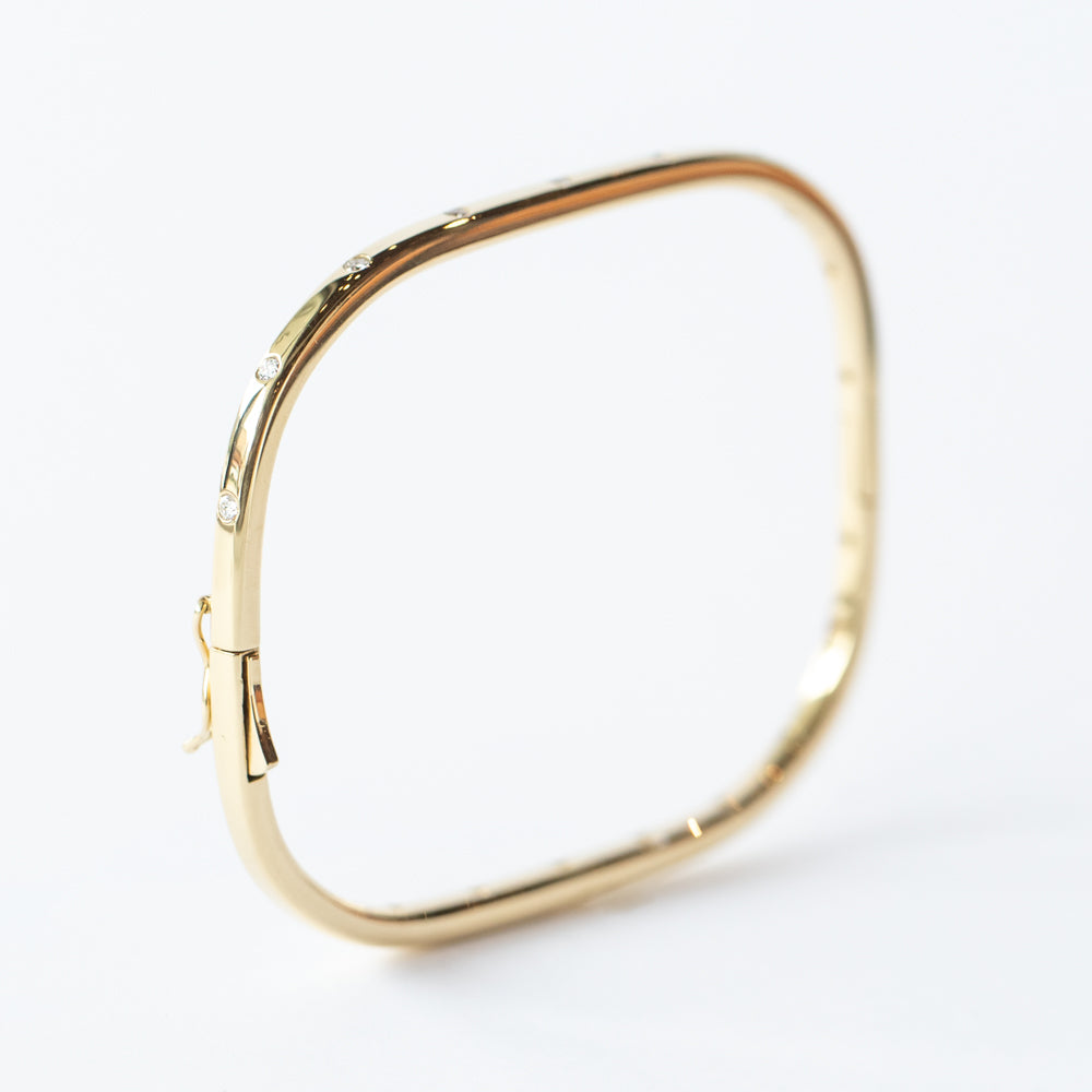 Petite Stacking Diamond Bangle Bracelet