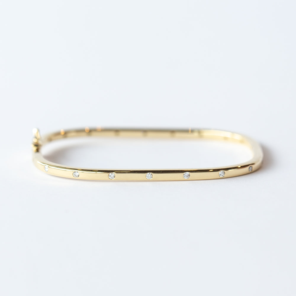 Petite Stacking Diamond Bangle Bracelet