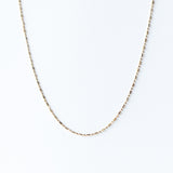 Tube and Bead Chain Necklace