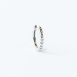 Classic Diamond Huggie Hoop Earring (Single)