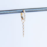 Large Sari Diamond Dagger Earring Charm (Single)