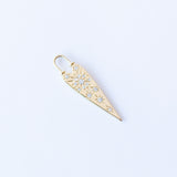 Love Explosion Diamond Heart Earring Charm (Single)