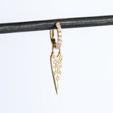 Love Explosion Diamond Heart Earring Charm (Single)