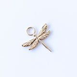 Small Diamond Dragonfly Earring Charm (Single)
