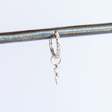 Classic Diamond Huggie Hoop Earring (Single)