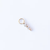 Small Sari Diamond Dagger Earring Charm (Single)