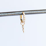 Small Sari Diamond Dagger Earring Charm (Single)