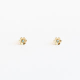 In Bloom Birthstone Stud Earrings, Aquamarine