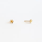 In Bloom Birthstone Stud Earrings, Citrine