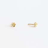 In Bloom Birthstone Stud Earrings, Peridot