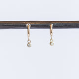Zoe Chicco | XS Huggie Hoop Earrings with Diamond