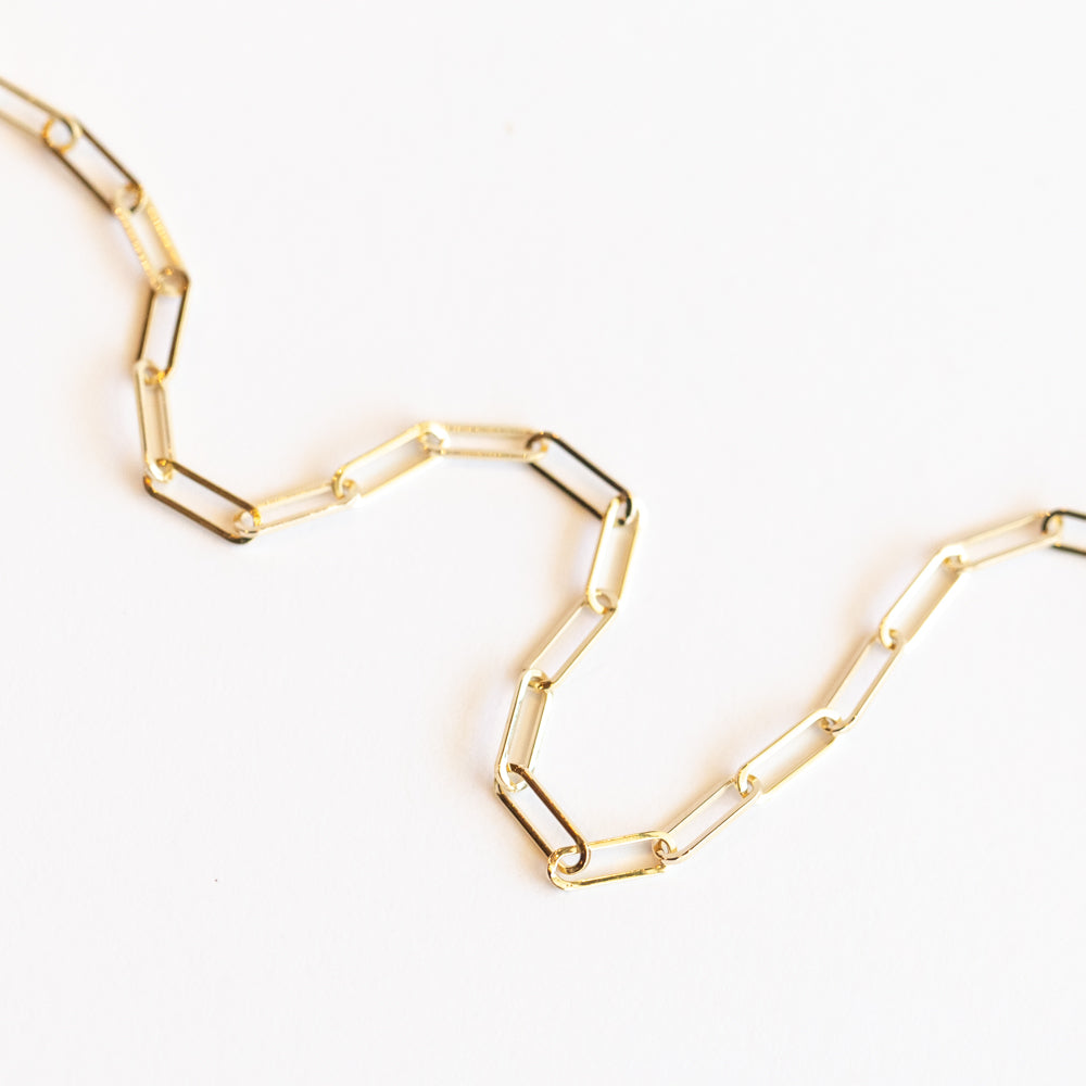 Small Paperclip Chain Bracelet