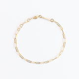 Small Paperclip Chain Bracelet