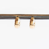 Thin Small Aura Huggie Hoops