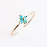 Turquoise Quad Ring