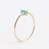 Turquoise Quad Ring