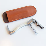 Bone Corkscrew in Leather Pouch